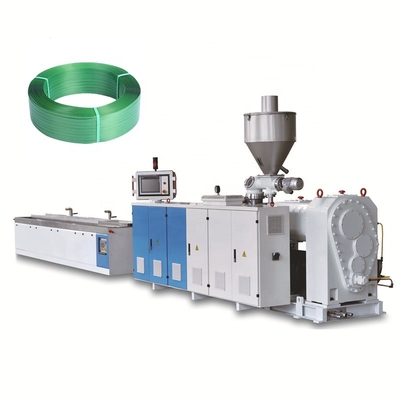 1 tot 4 HUISDIEREN Plastic Riem die Machine L50*W3*H6.5m 380/220/440V 300-400Kg/h maken